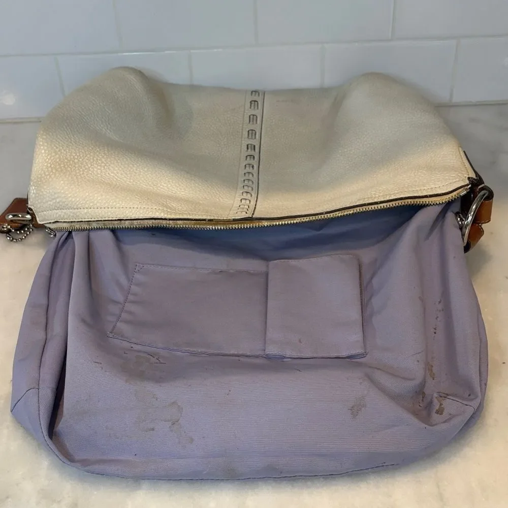 Coach Bag Purse Handbag Y2K Leather Soho Pebbled Dinky Slouch Hobo Shoulder Bag